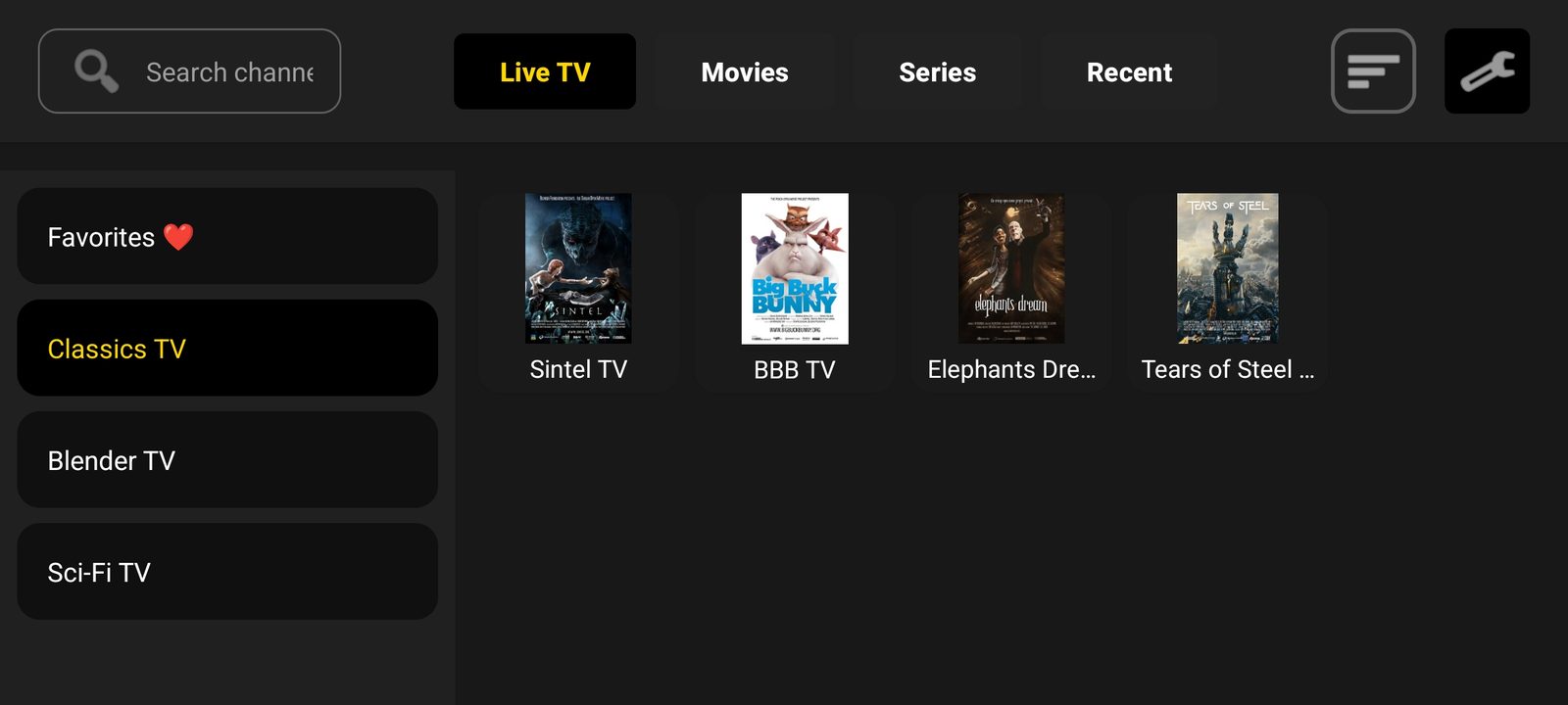 Live TV